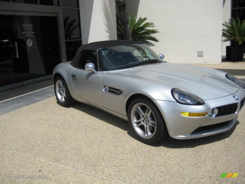 2001 Z8 Roadster - Titanium Silver Metallic / Black photo #1