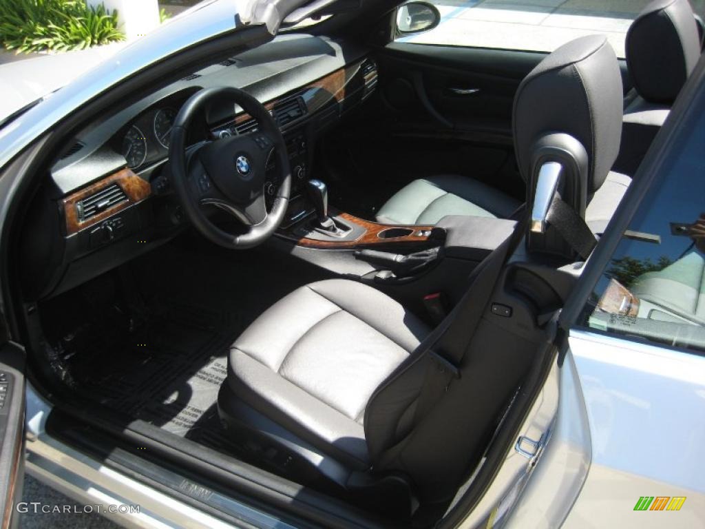 2007 3 Series 335i Convertible - Titanium Silver Metallic / Black photo #10