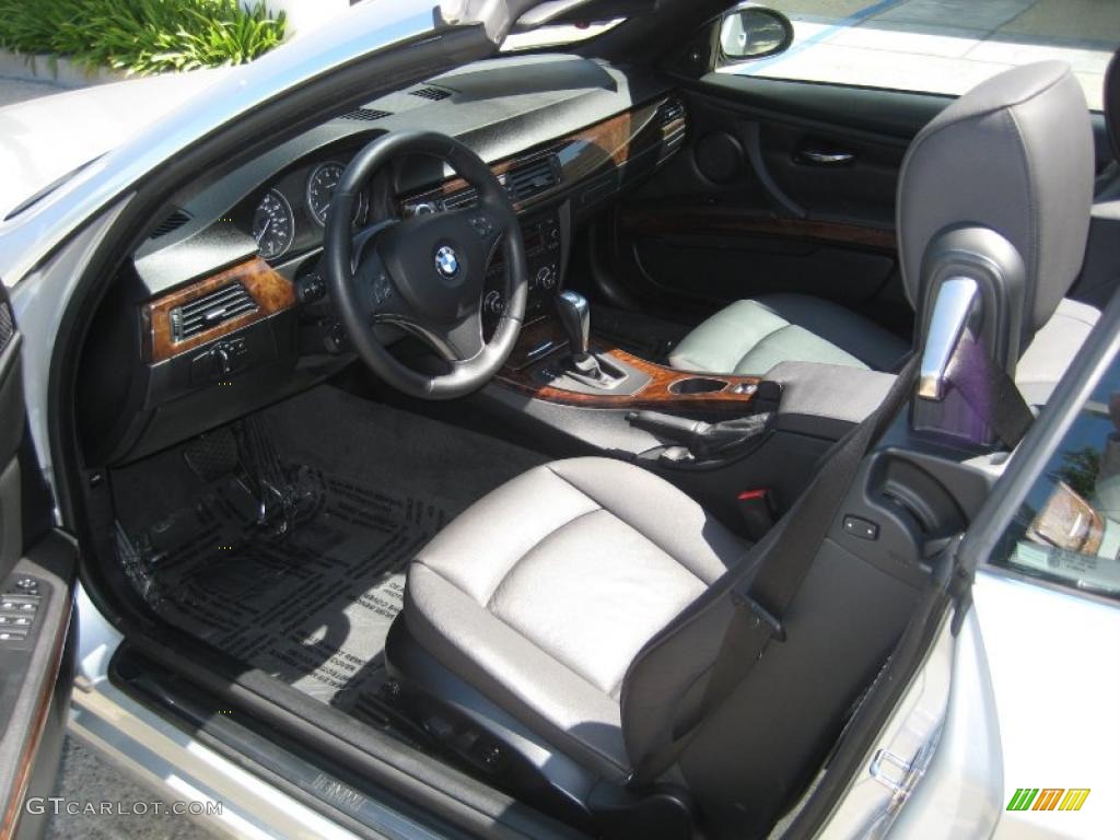 2007 3 Series 335i Convertible - Titanium Silver Metallic / Black photo #11