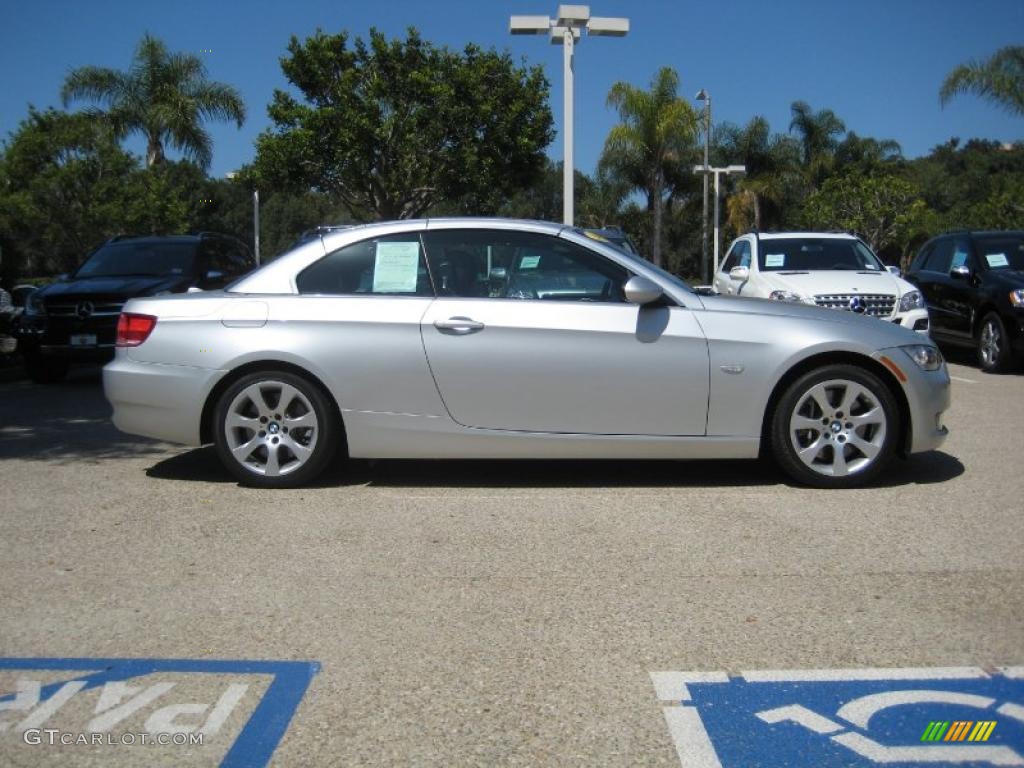 2007 3 Series 335i Convertible - Titanium Silver Metallic / Black photo #16