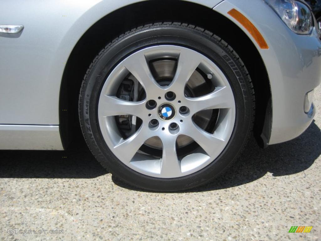 2007 3 Series 335i Convertible - Titanium Silver Metallic / Black photo #18