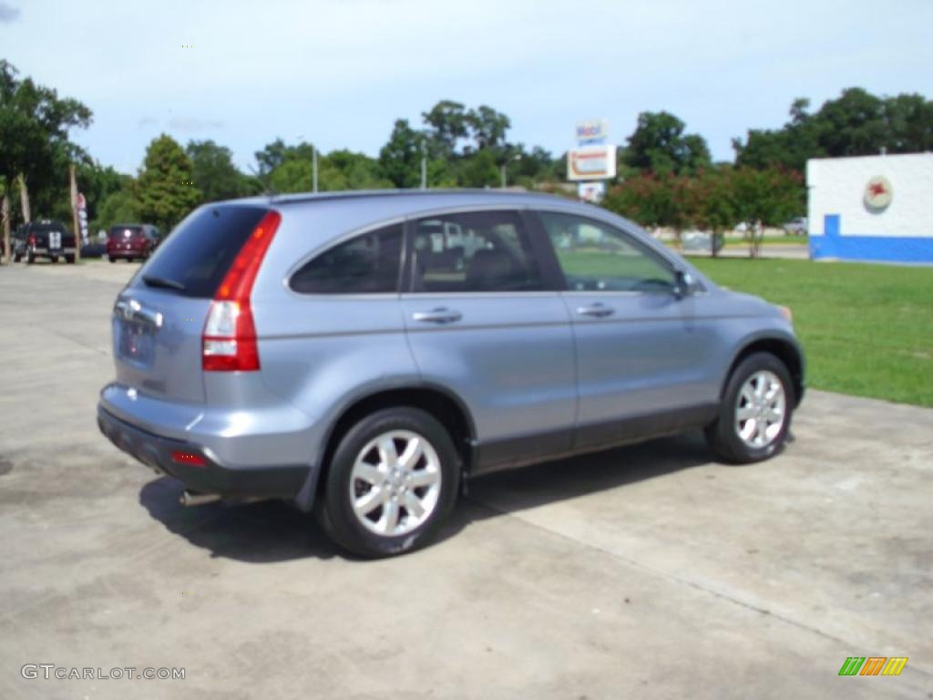 2007 CR-V EX-L - Glacier Blue Metallic / Gray photo #4
