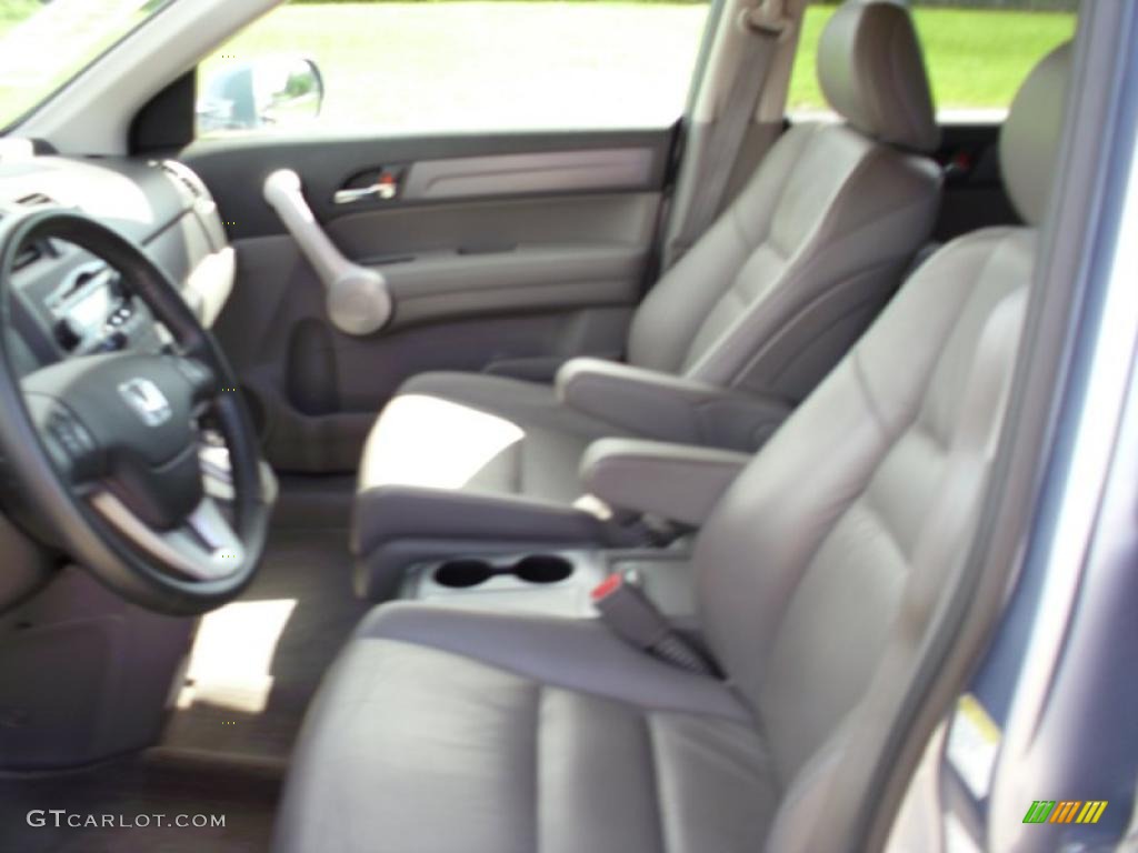 2007 CR-V EX-L - Glacier Blue Metallic / Gray photo #6