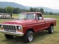 1978 Candyapple Red Ford F150 Custom Regular Cab 4x4  photo #14