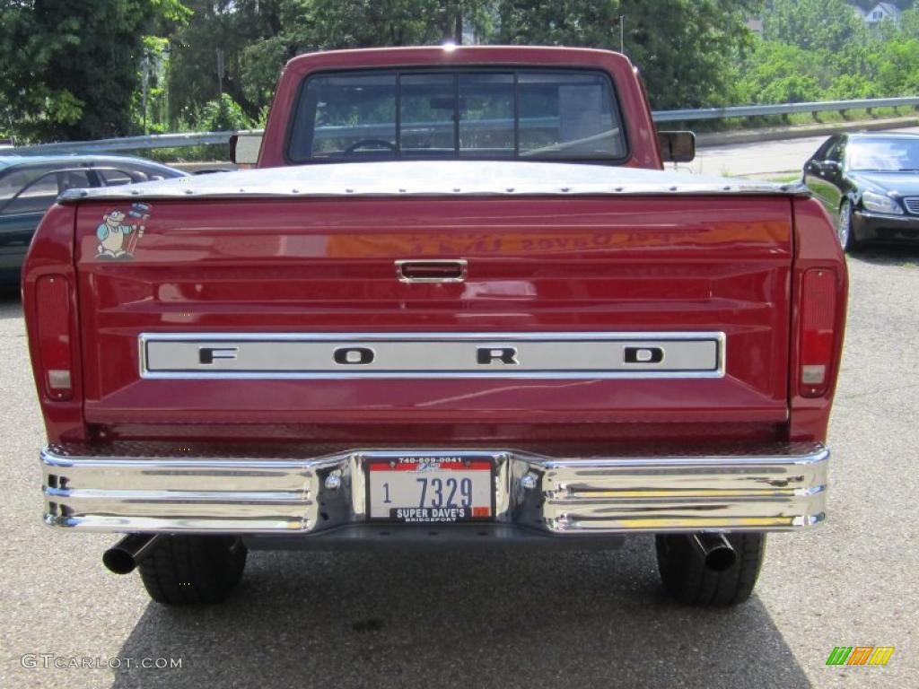 1978 F150 Custom Regular Cab 4x4 - Candyapple Red / Black photo #24