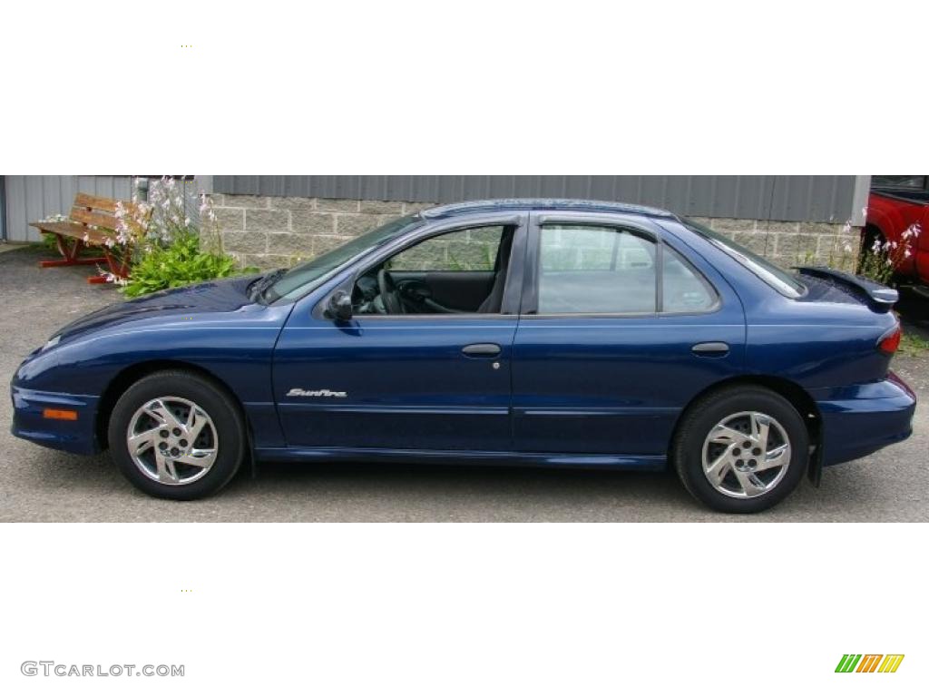 2001 Sunfire SE Sedan - Indigo Blue / Graphite photo #3