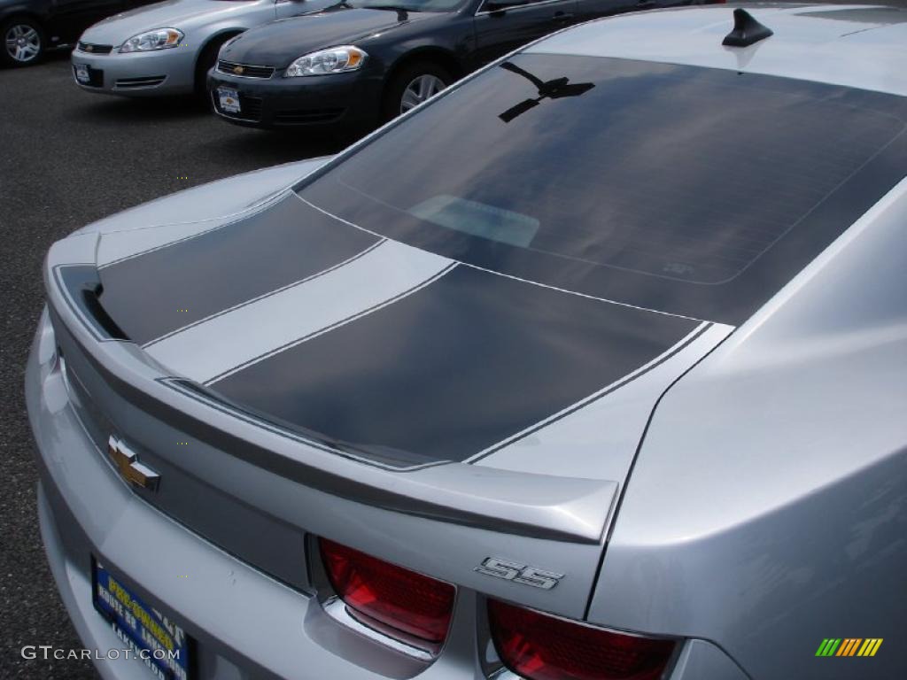 2010 Camaro SS Coupe - Silver Ice Metallic / Black photo #11