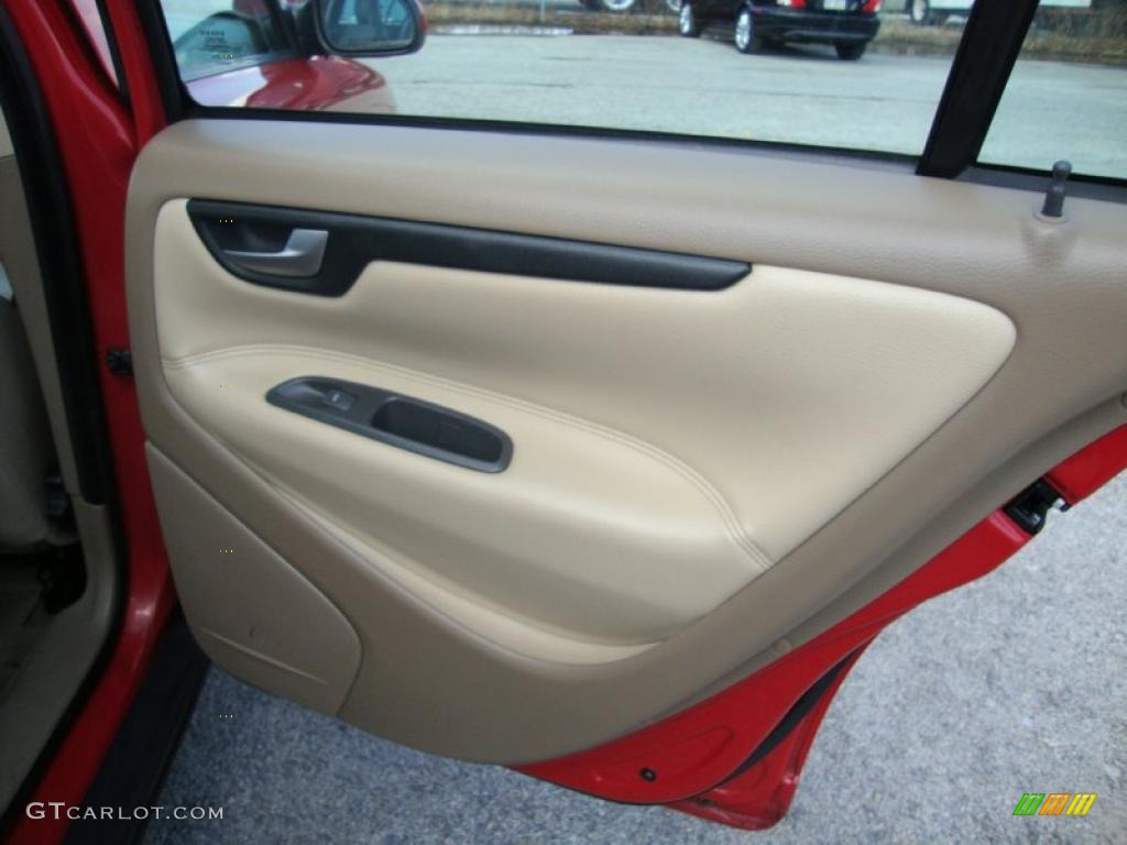 2002 S60 2.4 - Red / Taupe/Light Taupe photo #25