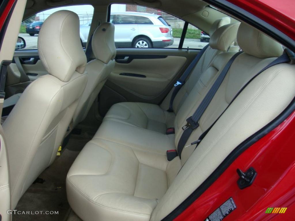 2002 S60 2.4 - Red / Taupe/Light Taupe photo #26