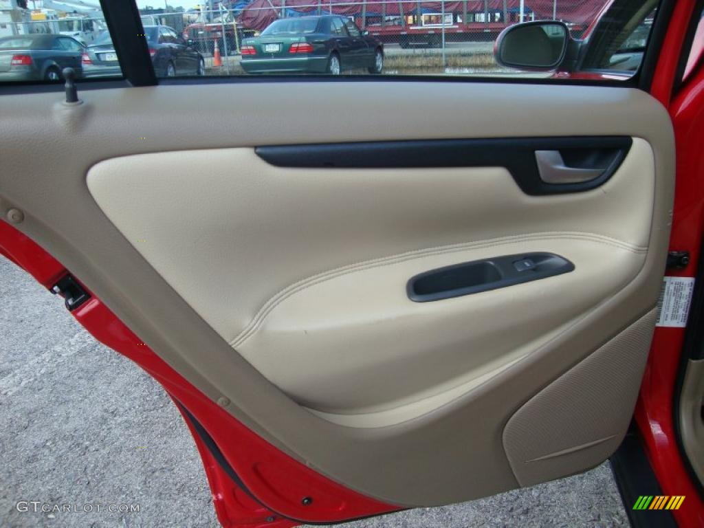 2002 S60 2.4 - Red / Taupe/Light Taupe photo #27