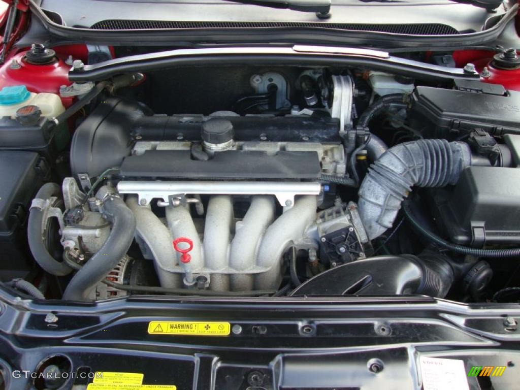 2002 S60 2.4 - Red / Taupe/Light Taupe photo #31