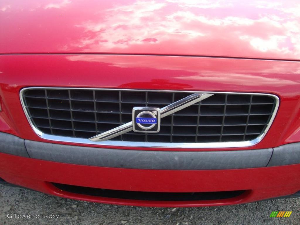 2002 S60 2.4 - Red / Taupe/Light Taupe photo #34