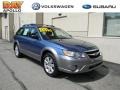 2008 Newport Blue Pearl Subaru Outback 2.5i Wagon  photo #1
