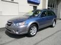 2008 Newport Blue Pearl Subaru Outback 2.5i Wagon  photo #2