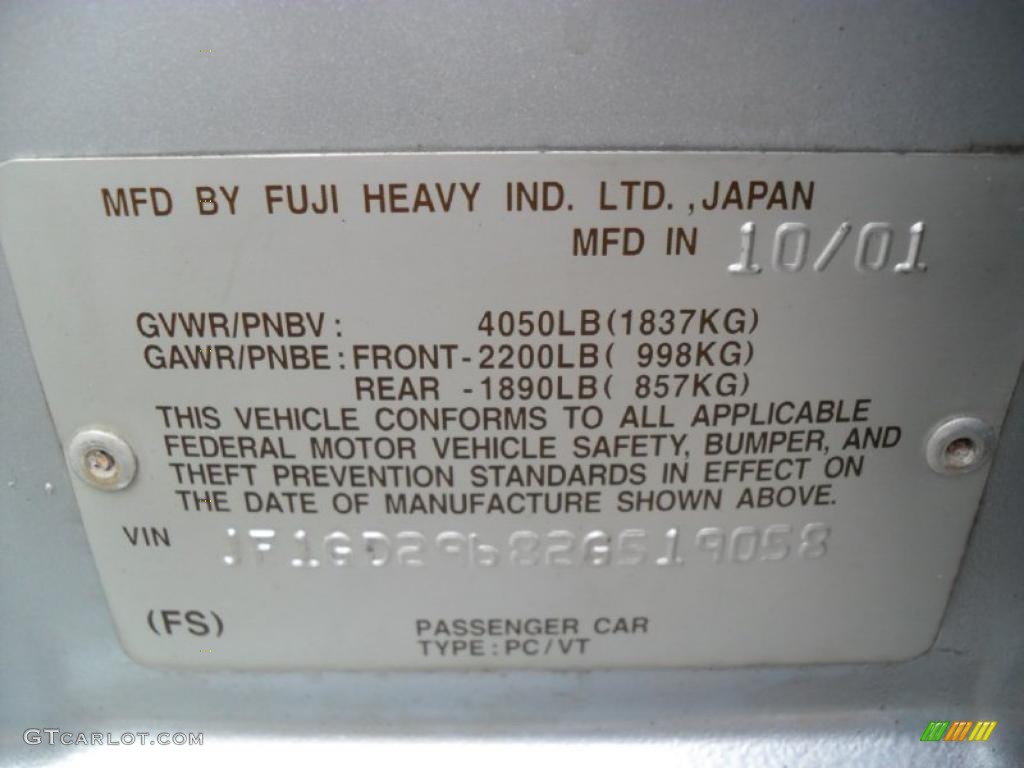 2002 Impreza WRX Sedan - Platinum Silver Metallic / Black photo #6