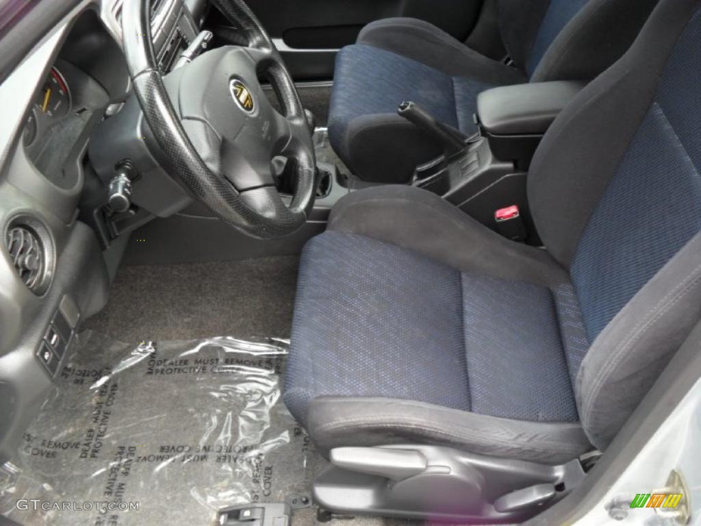 2002 Impreza WRX Sedan - Platinum Silver Metallic / Black photo #7