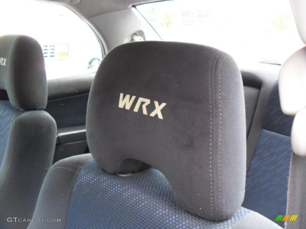 2002 Impreza WRX Sedan - Platinum Silver Metallic / Black photo #8
