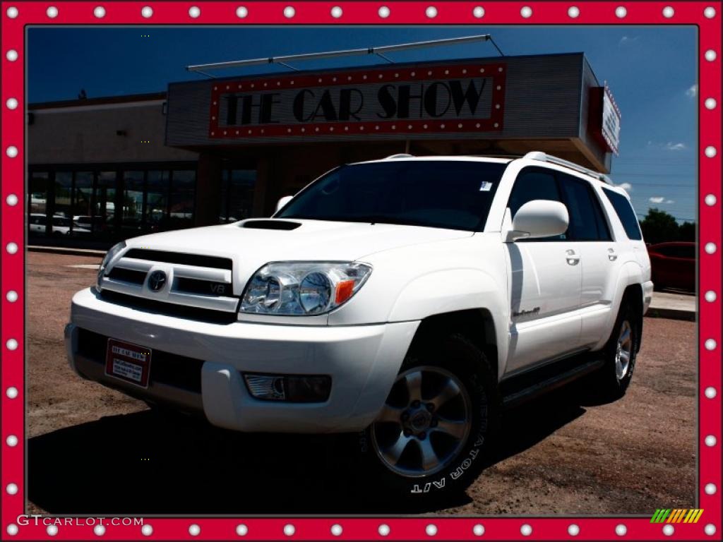 2004 4Runner Sport Edition 4x4 - Natural White / Dark Charcoal photo #1