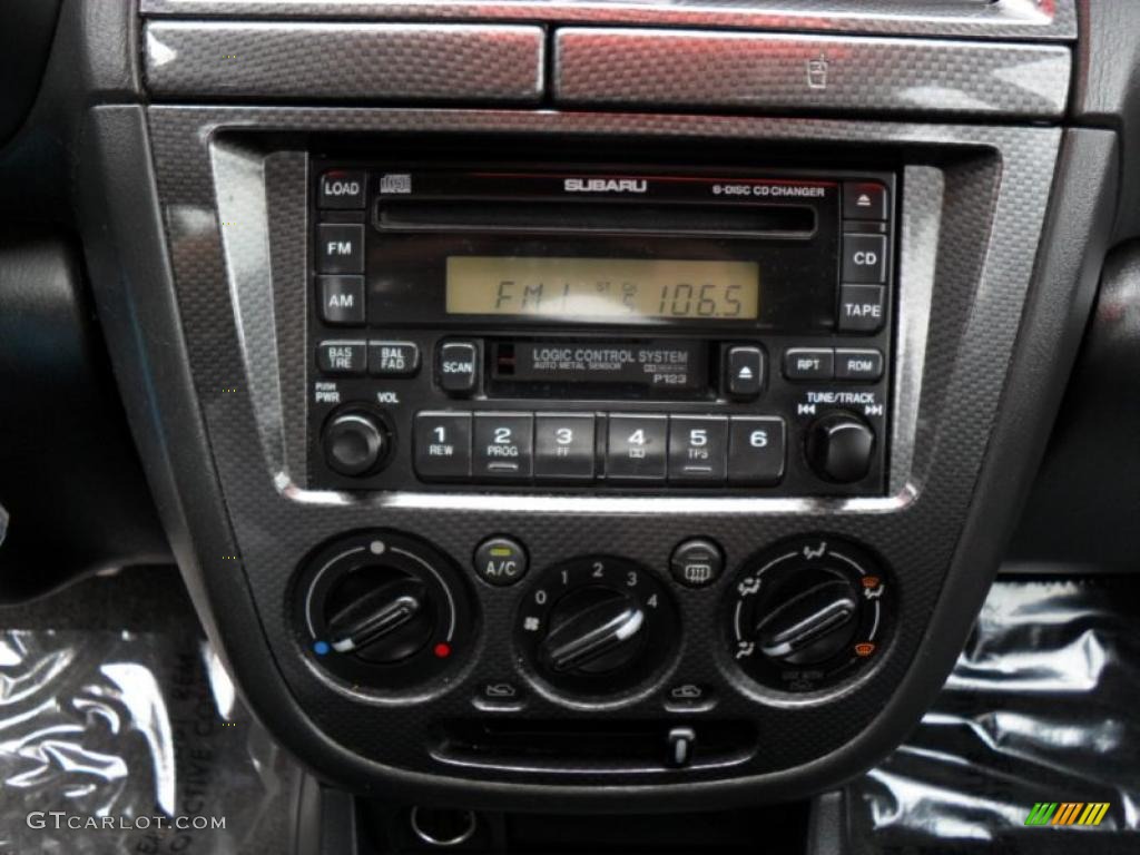2002 Subaru Impreza WRX Sedan Audio System Photos