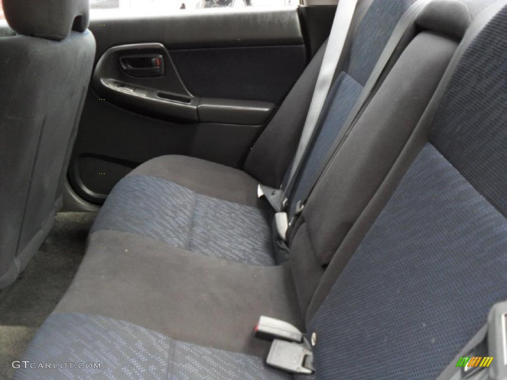 2002 Impreza WRX Sedan - Platinum Silver Metallic / Black photo #14