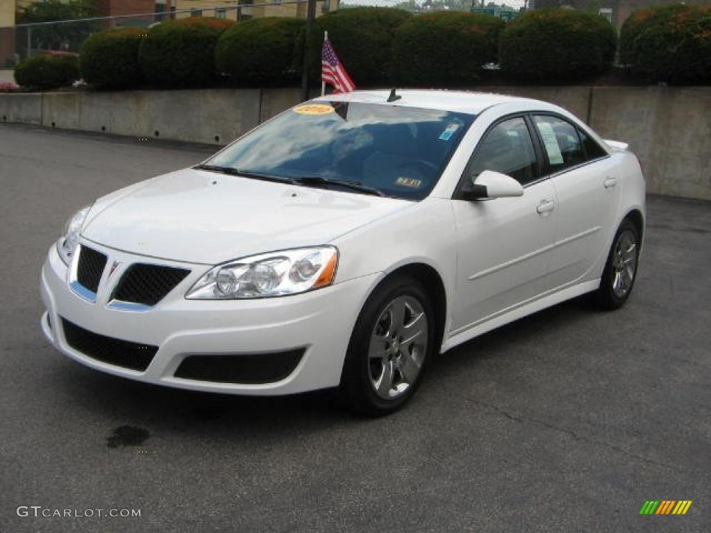 Summit White 2010 Pontiac G6 Sedan Exterior Photo #33198316