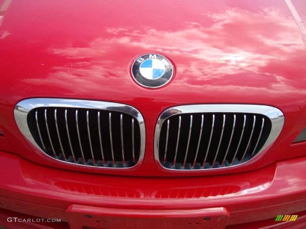 2003 3 Series 325i Coupe - Electric Red / Sand photo #33