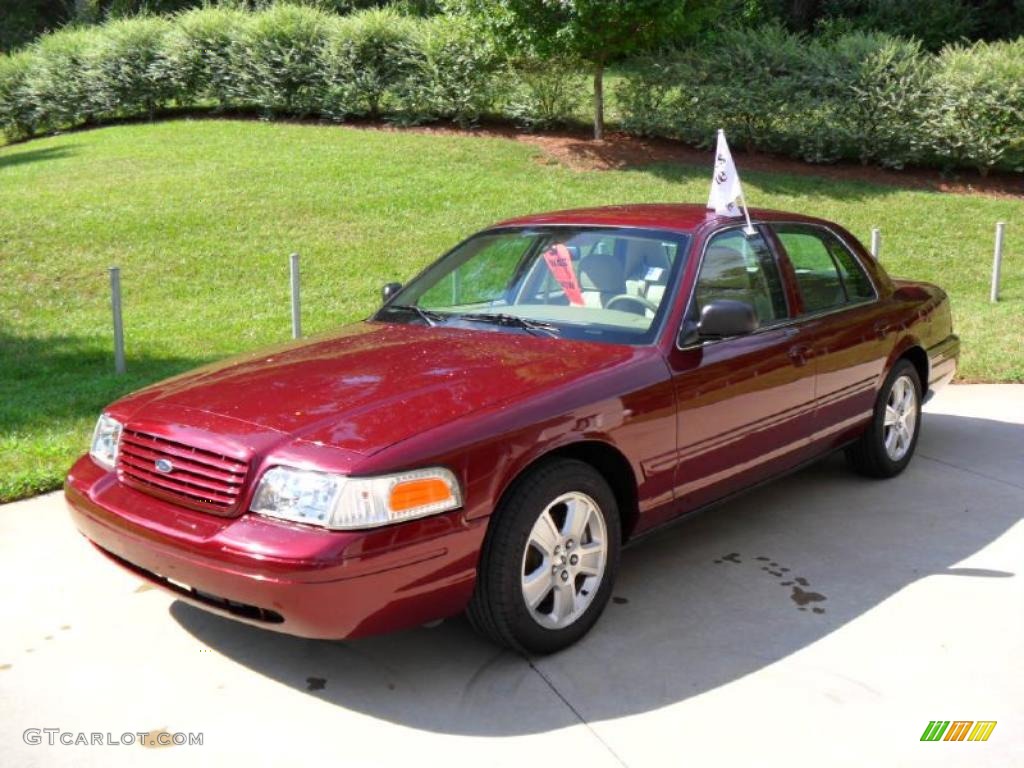 Dark Toreador Red Metallic Ford Crown Victoria