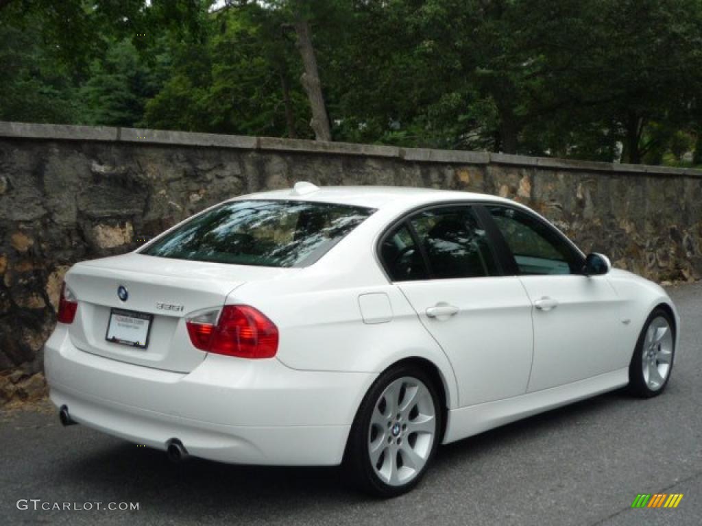 2008 3 Series 335i Sedan - Alpine White / Black photo #12