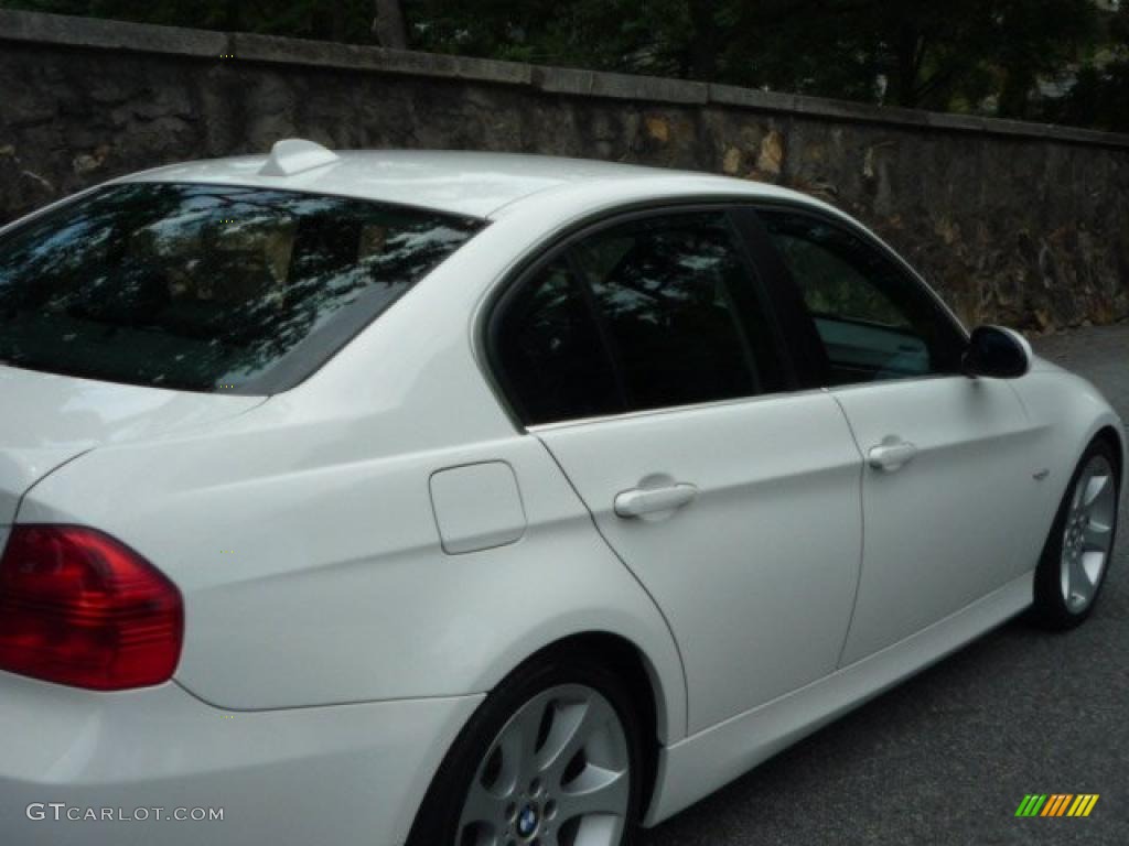 2008 3 Series 335i Sedan - Alpine White / Black photo #13