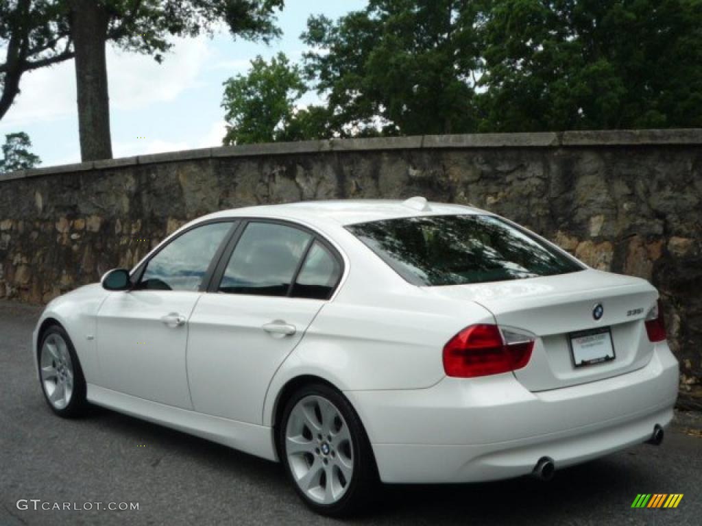 2008 3 Series 335i Sedan - Alpine White / Black photo #15