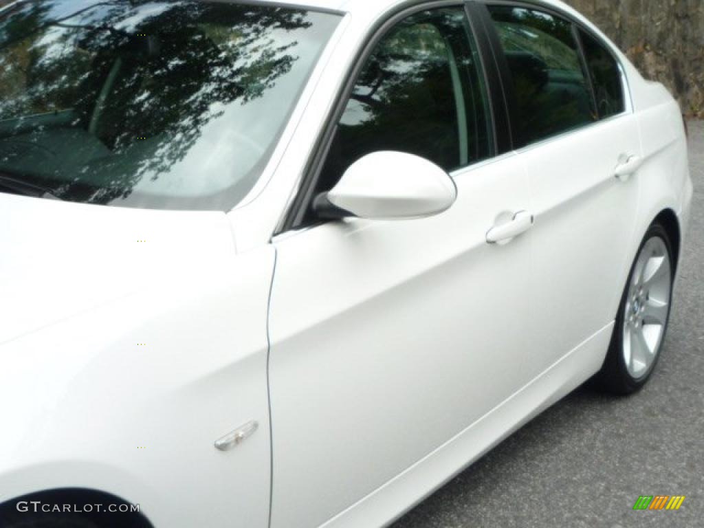 2008 3 Series 335i Sedan - Alpine White / Black photo #17