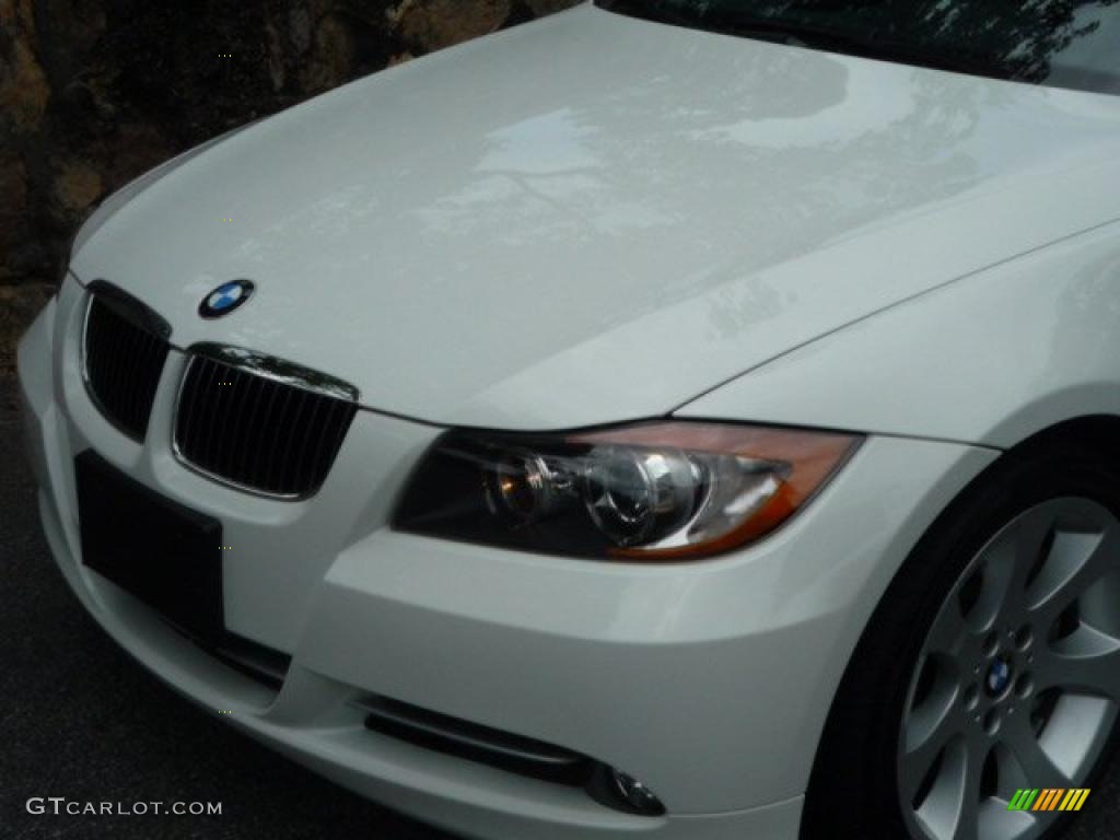 2008 3 Series 335i Sedan - Alpine White / Black photo #18
