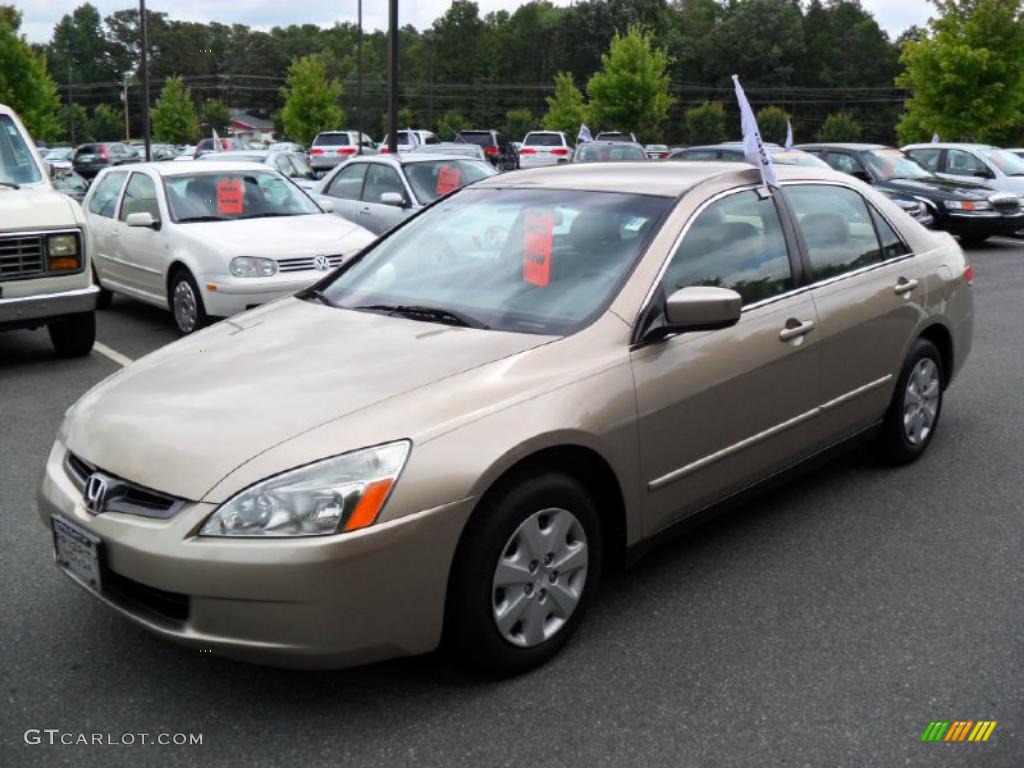 2003 Accord LX Sedan - Desert Mist Metallic / Ivory photo #1