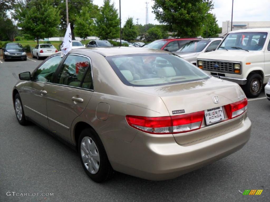 2003 Accord LX Sedan - Desert Mist Metallic / Ivory photo #2