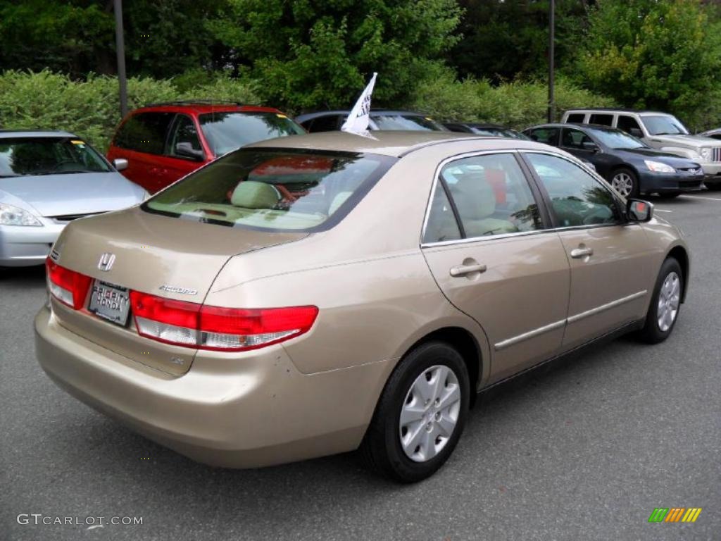 2003 Accord LX Sedan - Desert Mist Metallic / Ivory photo #4