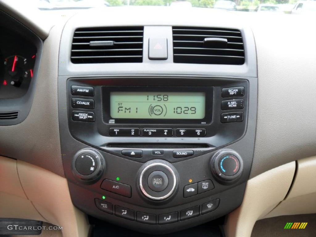 2003 Accord LX Sedan - Desert Mist Metallic / Ivory photo #12