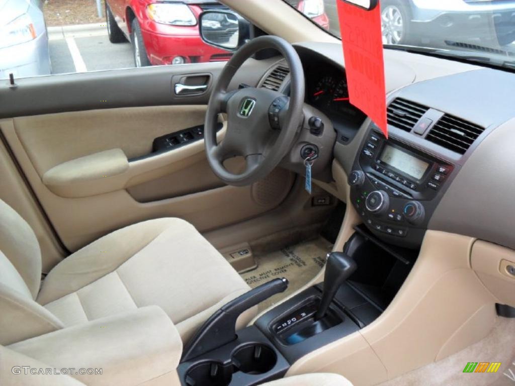 2003 Accord LX Sedan - Desert Mist Metallic / Ivory photo #21