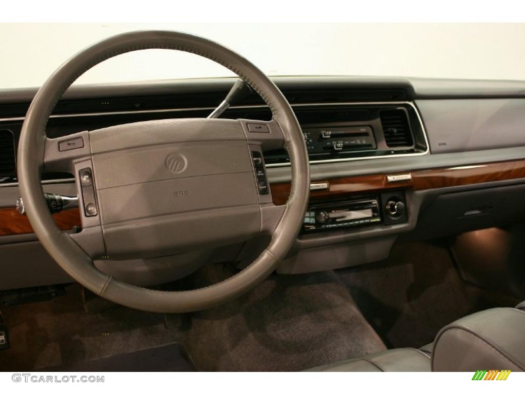 1993 Grand Marquis LS - Opal Grey Metallic / Grey photo #13