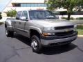 2002 Light Pewter Metallic Chevrolet Silverado 3500 LS Crew Cab 4x4 Dually  photo #5