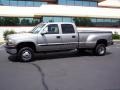 2002 Light Pewter Metallic Chevrolet Silverado 3500 LS Crew Cab 4x4 Dually  photo #12