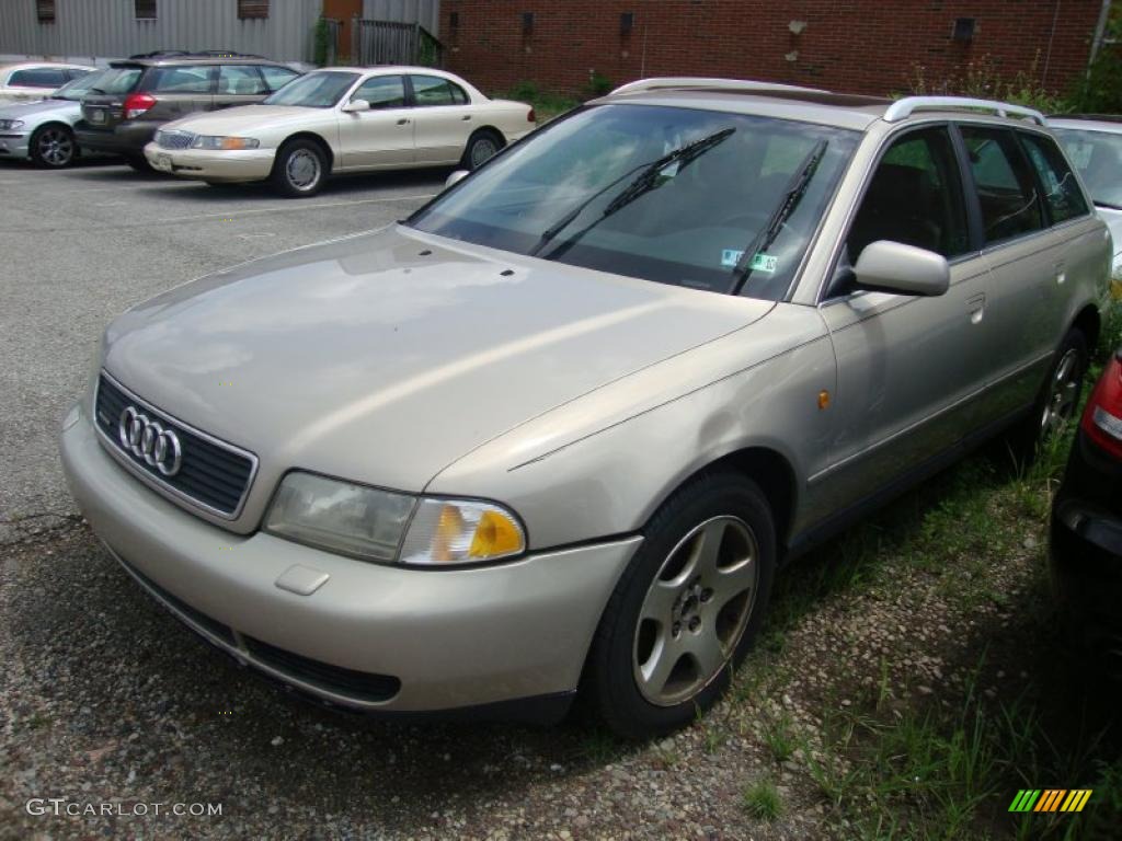 1998 A4 2.8 quattro Avant - Champagne Metallic / Onyx Black photo #2
