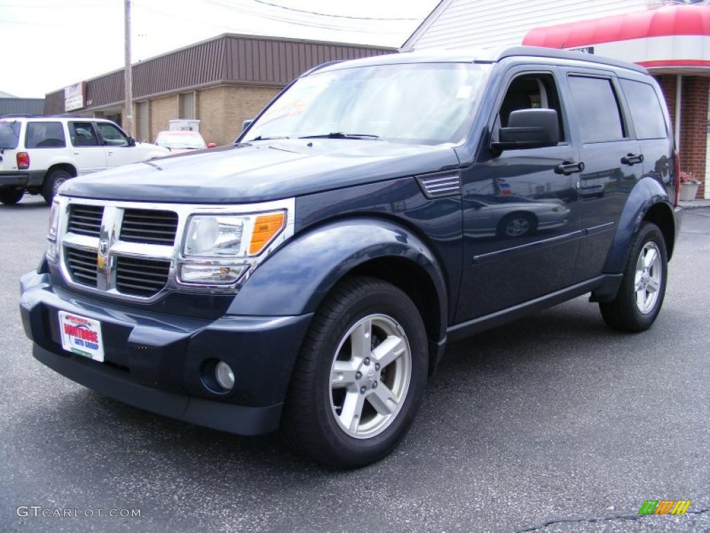 2008 Nitro SLT 4x4 - Modern Blue Pearl / Dark Slate Gray/Light Slate Gray photo #1