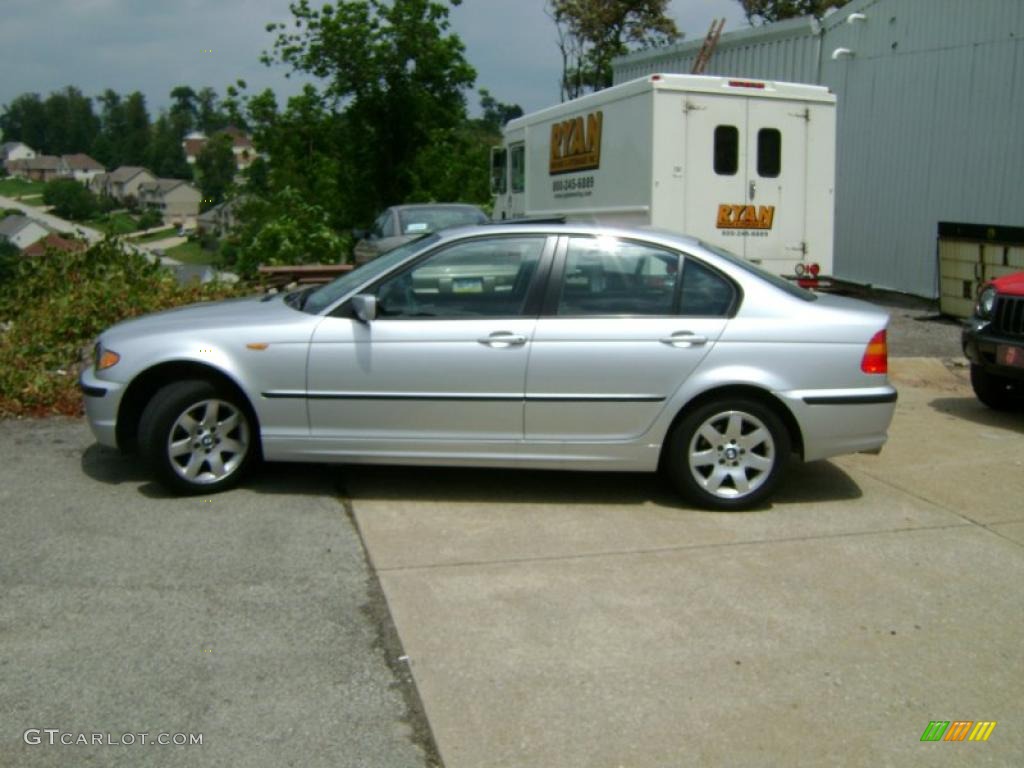 2005 3 Series 325xi Sedan - Titanium Silver Metallic / Black photo #8