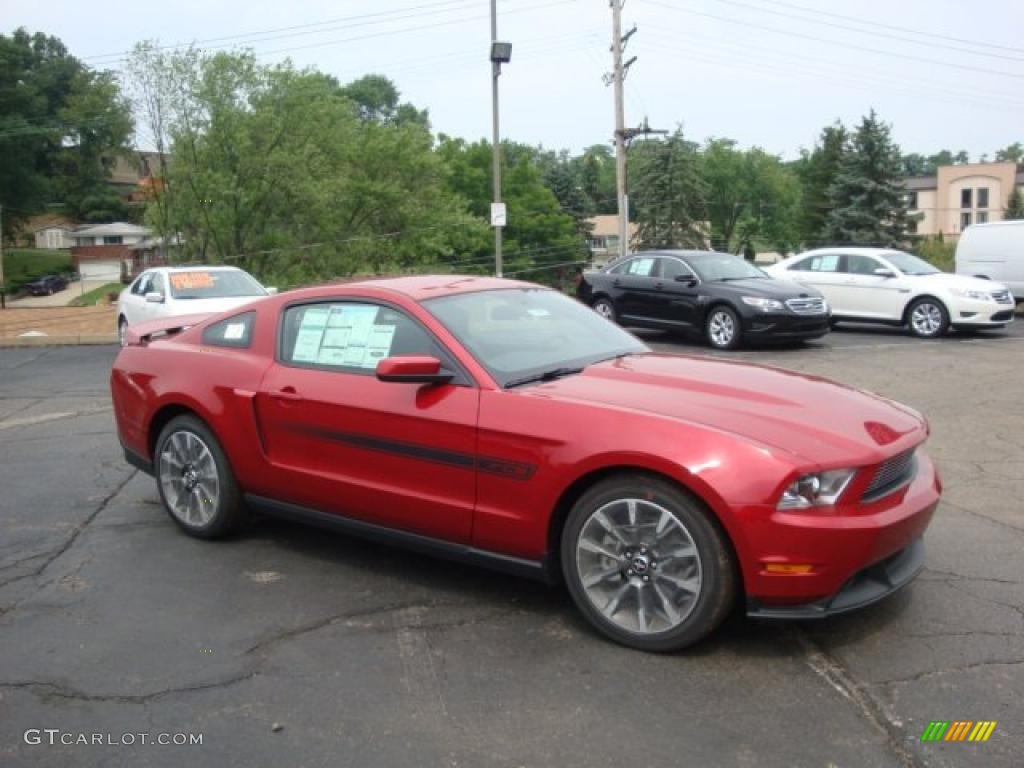 2011 Mustang GT/CS California Special Coupe - Red Candy Metallic / CS Charcoal Black/Carbon photo #1