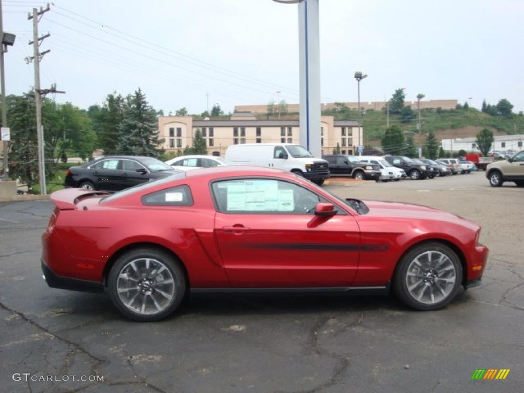 2011 Mustang GT/CS California Special Coupe - Red Candy Metallic / CS Charcoal Black/Carbon photo #2