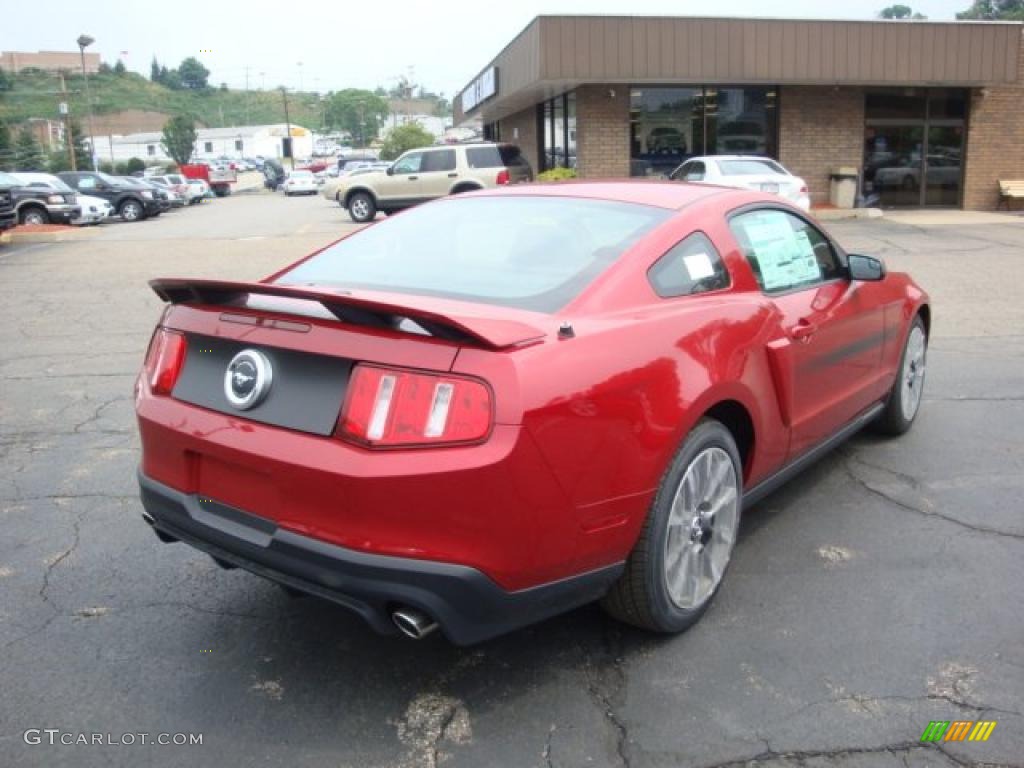 2011 Mustang GT/CS California Special Coupe - Red Candy Metallic / CS Charcoal Black/Carbon photo #3