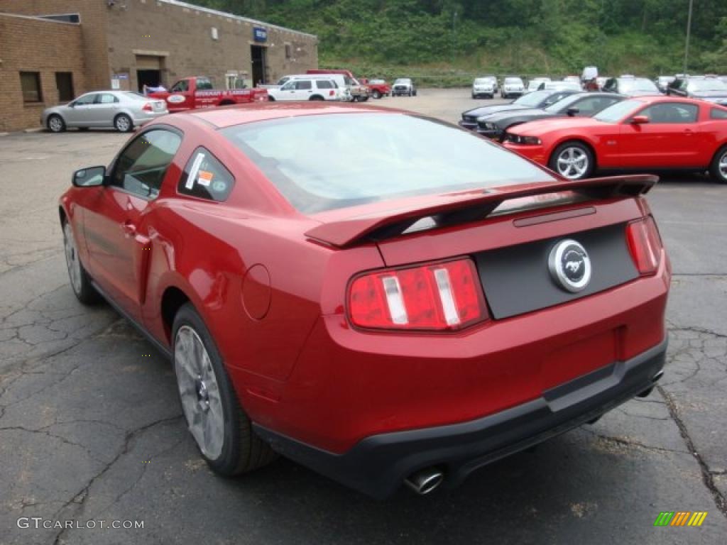 2011 Mustang GT/CS California Special Coupe - Red Candy Metallic / CS Charcoal Black/Carbon photo #5