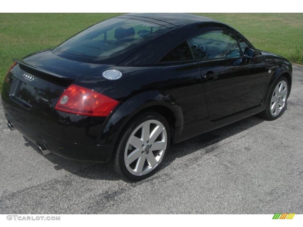 2003 TT 1.8T quattro Coupe - Brilliant Black / Ebony photo #3