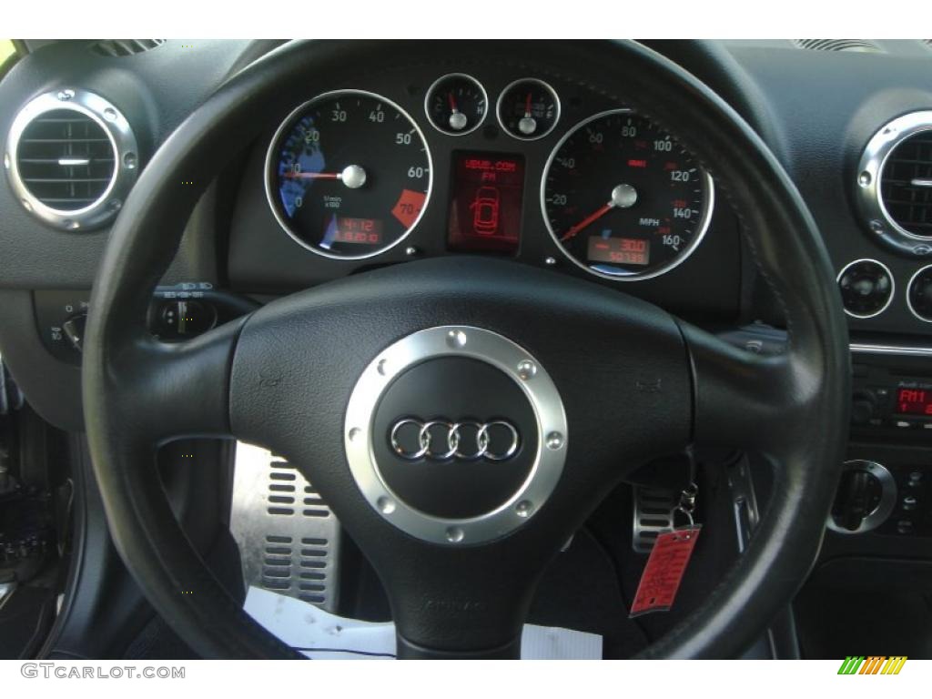 2003 TT 1.8T quattro Coupe - Brilliant Black / Ebony photo #16