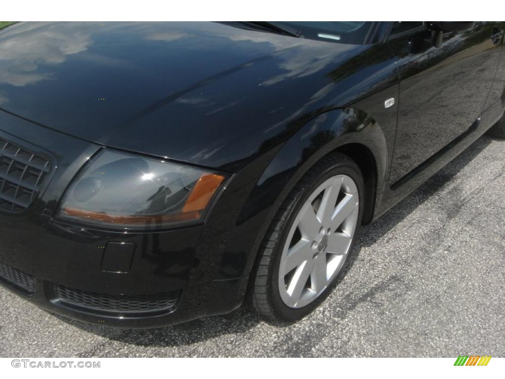 2003 TT 1.8T quattro Coupe - Brilliant Black / Ebony photo #26